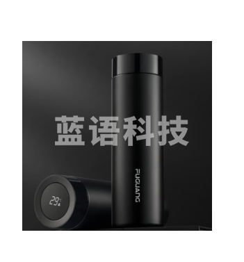 富光智能保温杯316不锈钢泡茶杯子学生男女士商务数显高档高颜值水杯 黑色