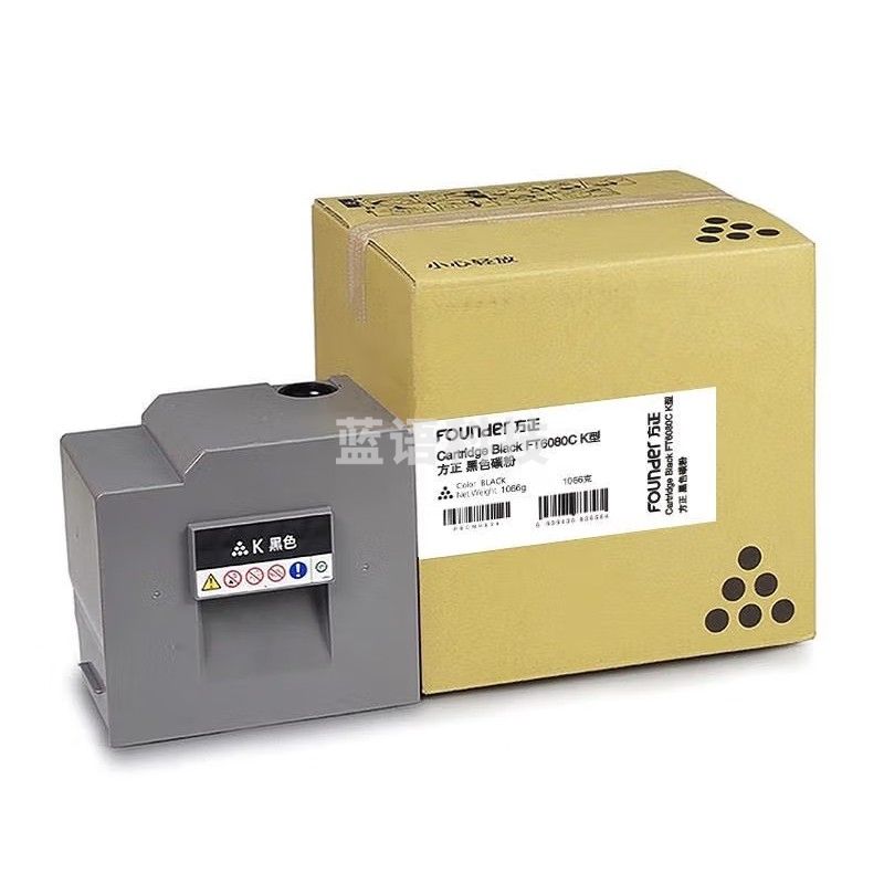 方正（Founder）FT6080CK 原装黑色墨粉盒/碳粉盒 （适用于方正FR6080C/FR6065C复合机）