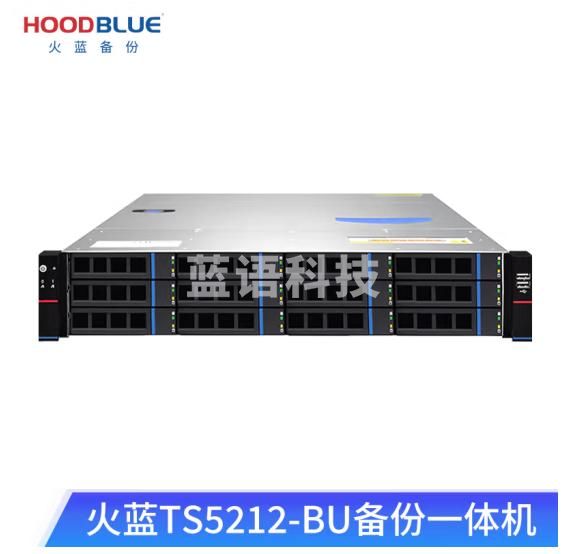 火蓝存储（hoodblue）TS5212-2BU容灾备份一体机2U12盘位数据备份灾难恢复数据库备份 TS5212-2BU-120TB