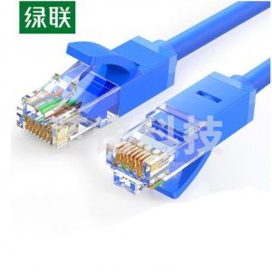 绿联 UGREEN 11207 六类网线 NW102 CAT6类千兆八芯双绞跳线 15米 蓝色