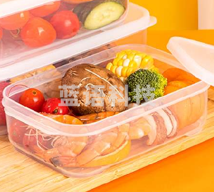 得力LM860冰箱收纳盒900+1300+1800ml组合套装(白)(套)