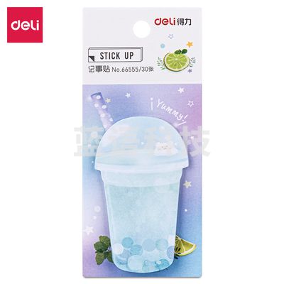 得力(deli)66555彩色异型便利贴彩色记事贴 可爱装扮功能/ 便签本/自粘式记事本66555