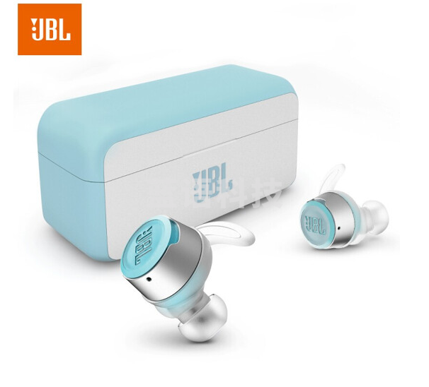 JBL FLOW入耳式真无线运动蓝牙耳机 跑步防水防汗音乐耳机 苹果安卓通用耳麦 充电盒 青