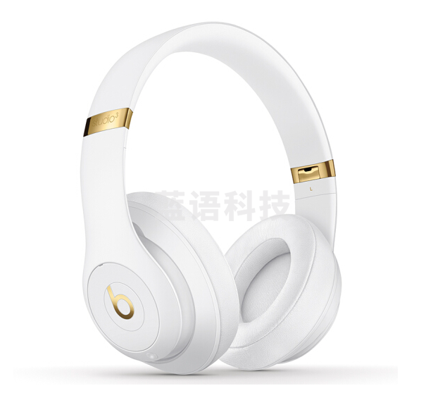Beats Studio3 Wireless 录音师无线3代 头戴式 蓝牙无线降噪耳机 游戏耳机 - 白色