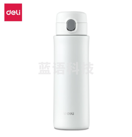 得力LL609保温杯(弹盖)(420ml)(混)(个)