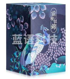 得力(deli) 颐和园系列便签纸古风创意便签本锦绣前程中国风纸 前程似锦便签砖-860张 【21717】