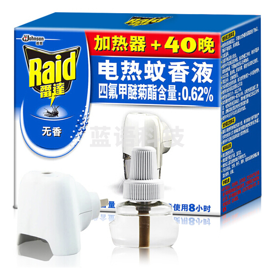 雷达 (Raid)电热蚊香液1器+1液 36盒/箱