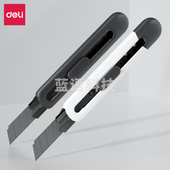 得力(deli) TD501 大号特氟龙刀刃美工刀 颜色随机