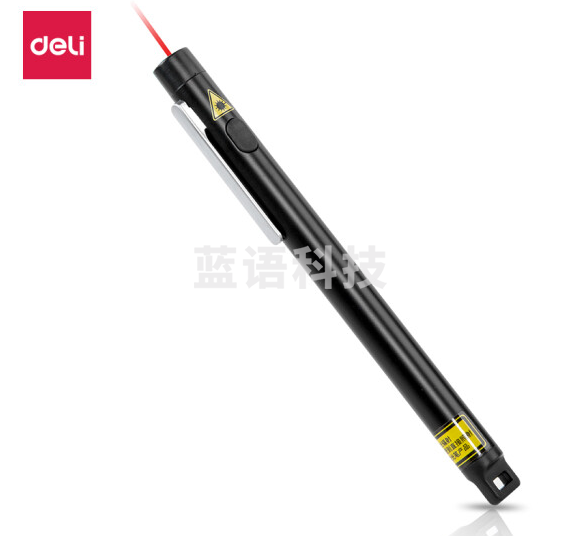 得力(deli)3933 红外线教 红光激光灯教学笔 黑色