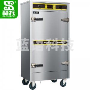 圣托(Shentop) DDC02 电蒸饭柜 12盘单门电蒸柜蒸饭车高压智能全自动电蒸箱节能海鲜蒸柜