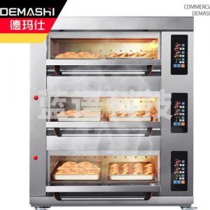 德玛仕 DEMASHI SKX24-Z306 烤箱 商用 液化气烤箱大型大容量蛋糕面包披萨烤炉 三层六盘