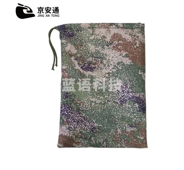 京安通靶台沙袋 打靶支撑包卧地瞄准沙包 抽绳款丛林星空21.5*31cm