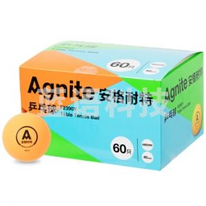 安格耐特  F2390Y 乒乓球(黄色)(60个/盒)