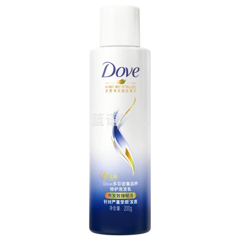 多芬(Dove)密集滋养修护洗发乳200g 针对干燥头皮柔顺秀发 洗发水洗发露
