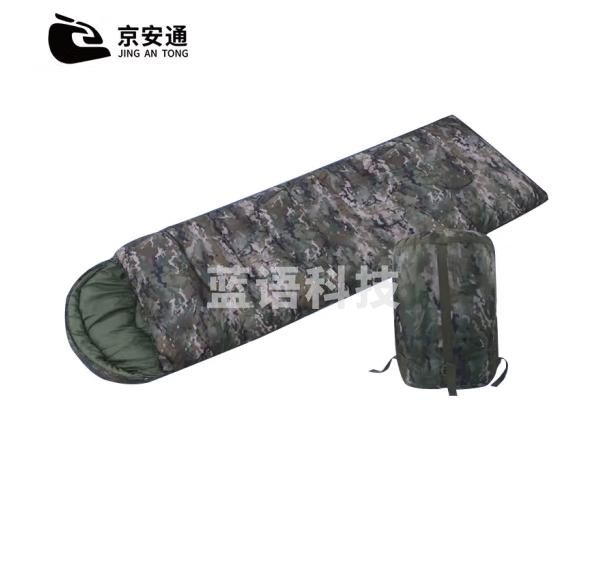京安通 水墨云纹睡袋 信封式睡袋保暖棉加厚露营成人 1.0kg水墨云纹