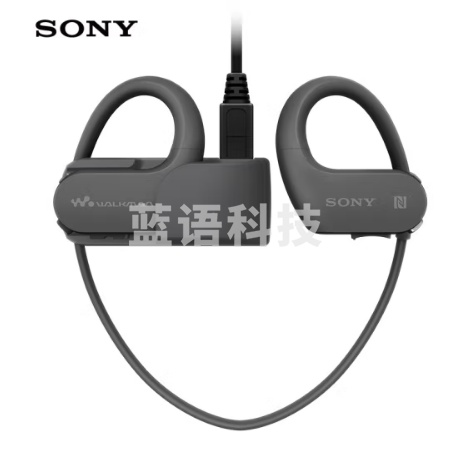索尼 NW-WS623 蓝牙防水游泳跑步运动mp3音乐播放器一体耳机 (黑)