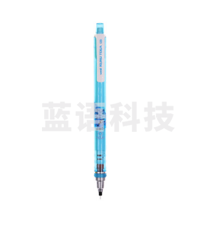 三菱（uni）学生自动铅笔KURU TOGA系列M5-450T铅芯自动旋转活动铅笔0.5mm 透明蓝 单支装