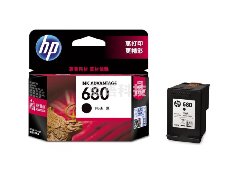 惠普（HP）F6V27AA 680原装黑色墨盒 适用hp 3636/3638/3777/3778/5088/5078/2138/3838/4538/4678
