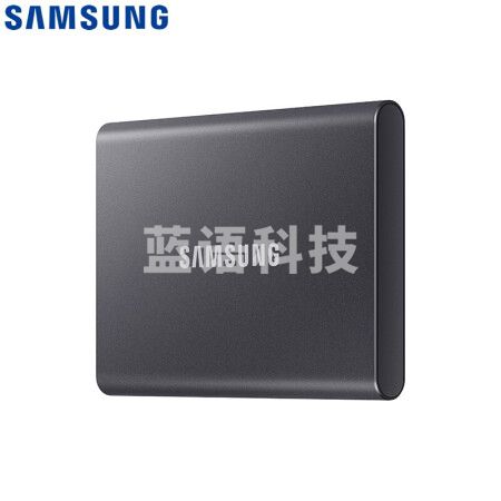 三星（SAMSUNG) 1TB Type-c移动硬盘 固态PSSD T7 超极速NVMe高速传输1050MB/秒 太空灰MU-PC1T0T