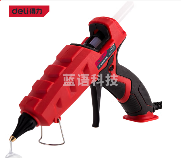得力 DL408080热熔胶枪(红)80W