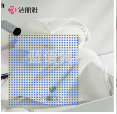 洁丽雅(Grace)新疆长绒棉毛巾 纯棉毛巾 80*36cm