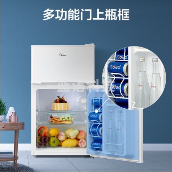 美的(Midea) BCD-88CM 88升双门迷你冷冻冷藏冰箱