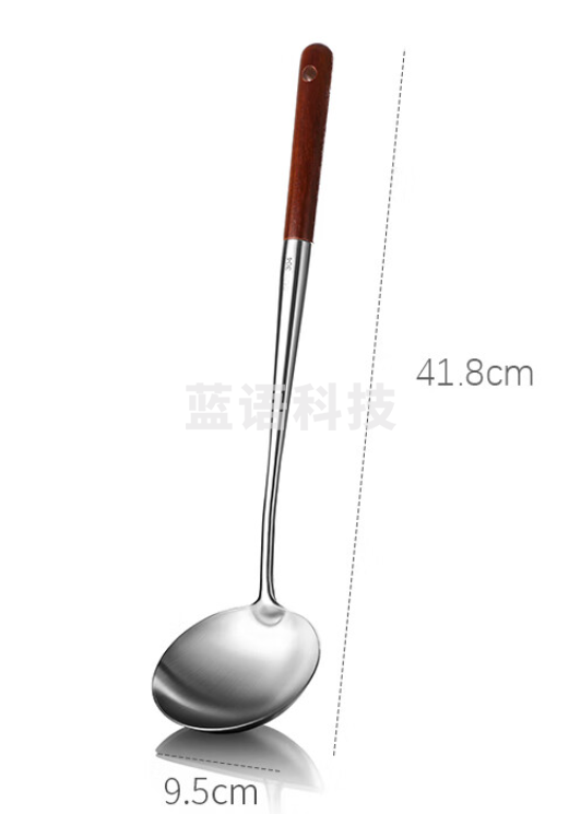 餐将军 木柄汤勺 直径9.5cm