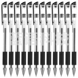 晨光(M&G)文具Q7/0.5mm黑色中性笔 美新系列签字笔 子弹头水笔 12支/盒XGP30118