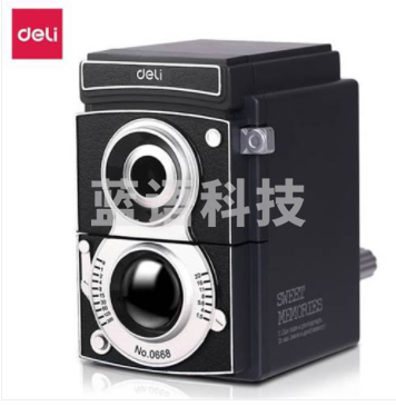 得力0668光影削笔机(黑)