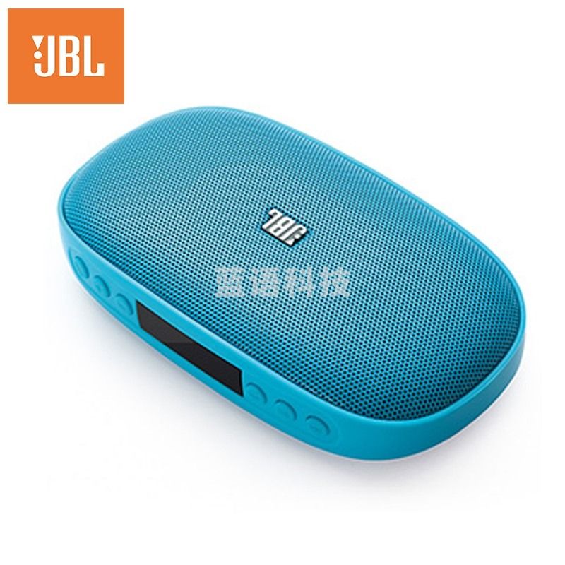 JBL SD-18 无线蓝牙音箱 插卡迷你音响 便携式收音机 播放器唱戏机 U盘TF卡数显 老人娱乐户外居家 蓝色