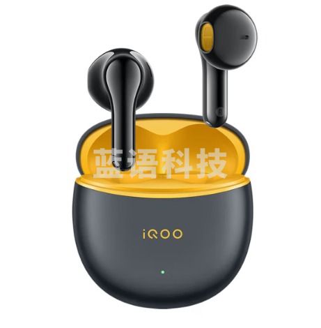 vivo iQOO TWS Air2 极焰黄 55ms超低游戏延迟 电竞声效 超轻佩戴 30小时超长续航 iqootwsair2