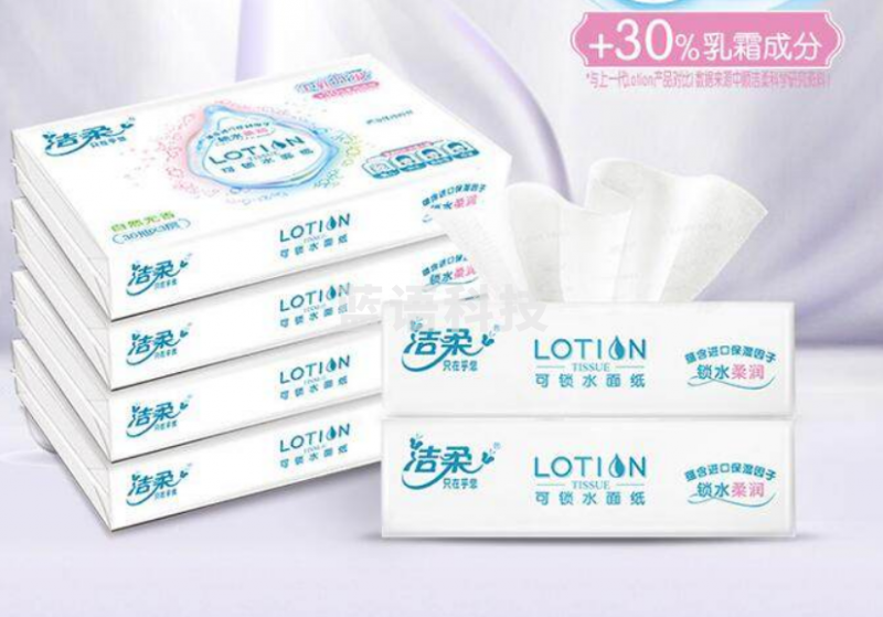 洁柔(C&amp;S) Lotion 乳霜纸 3层*30抽面巾纸