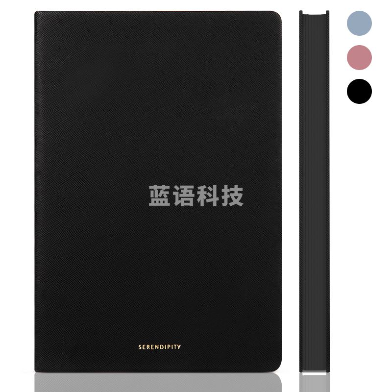 得力(deli) 22289单包贴芯皮面本-A5-210mm*143mm/120张(黑)