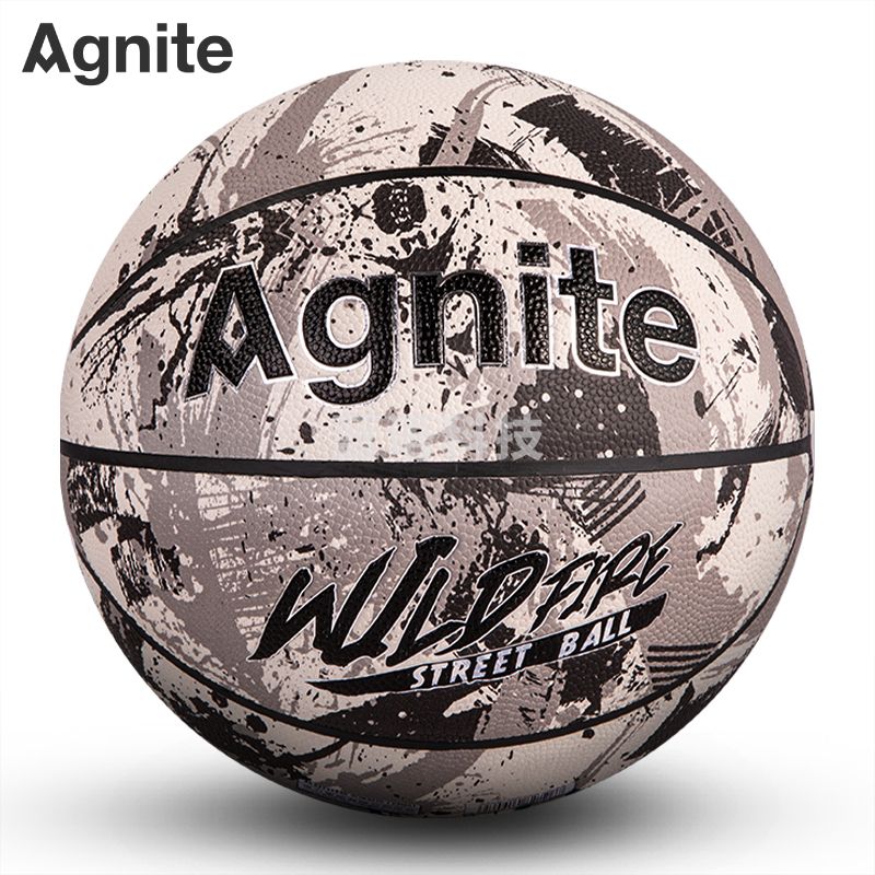 安格耐特(Agnite) FD107-2_7号PU花式篮球(灰)(个)