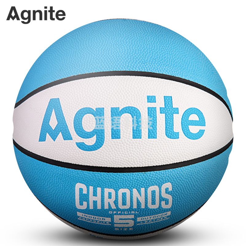 安格耐特(Agnite) F1143_5号PU一体篮球(白色+蓝色)(个)