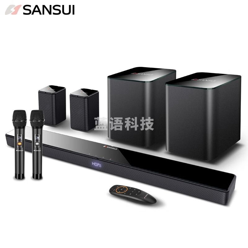 山水（SANSUI）95E 5.1家庭影院音响套装电视音响回音壁 家用双低音炮电视音箱 客厅蓝牙无线环绕影院