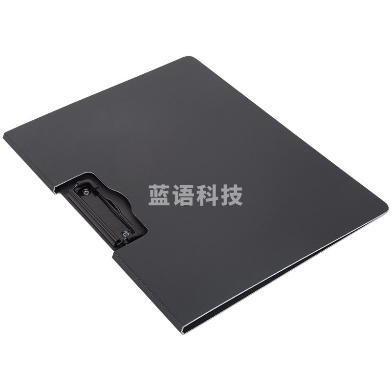 得力(deli) 96个/箱 A4折页板夹会议夹加厚硬文件夹诗朗诵签约夹板试卷资料收纳夹5011横式黑色