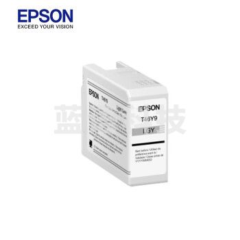 爱普生（EPSON）T47C8 原装墨水 淡灰LGY (适用P908机器) C13T47C800 50ml