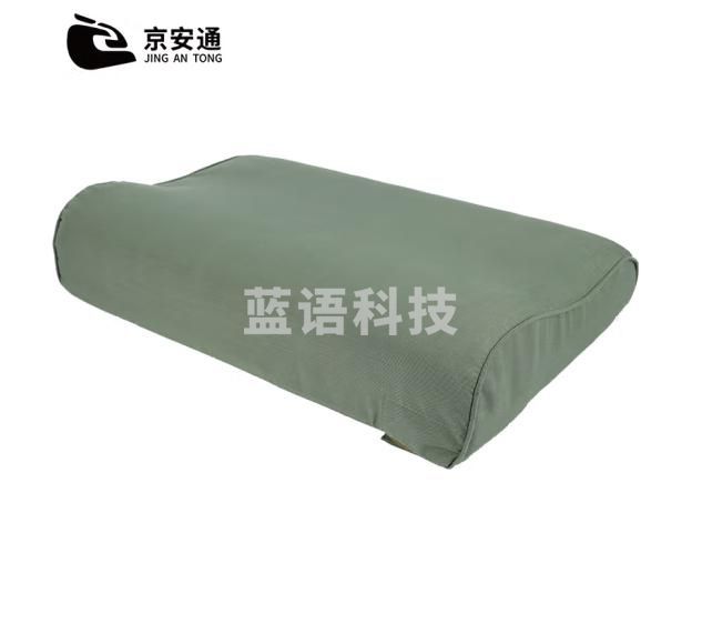 京安通 军绿枕头 军训陆式硬质棉枕高低枕单人宿舍部学生队用