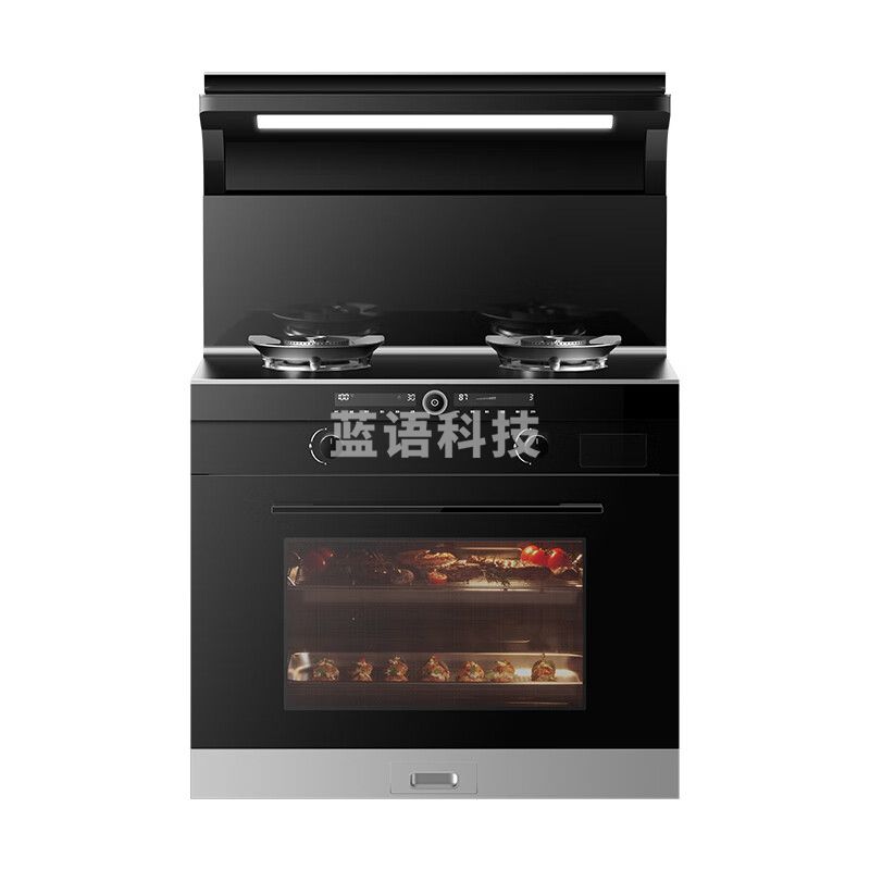 京东京造 蒸烤一体集成灶卓越版 家用蒸箱蒸烤箱 变频节能家用侧吸自动清洗油烟机猛火环保灶燃气灶 天然气