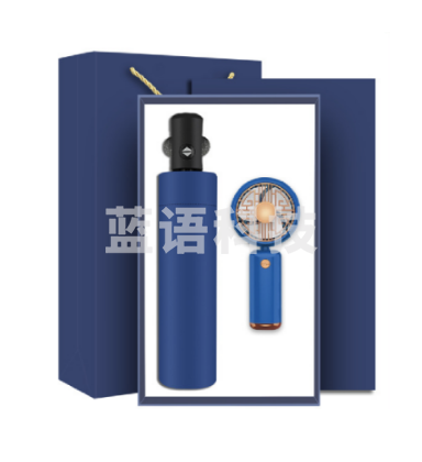 自动伞+国潮风扇套装  商务定制