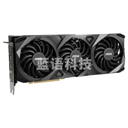 微星（MSI）万图师 GeForce RTX 3060 Ti VENTUS 3X 8GD6X OC 超频版 三风扇 电竞游戏设计专业电脑显卡