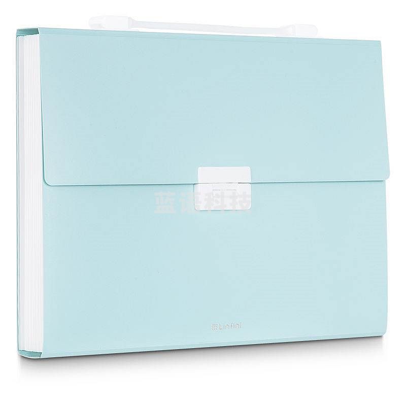 得力72410 A4-13格风琴包(绿)(单位：个)