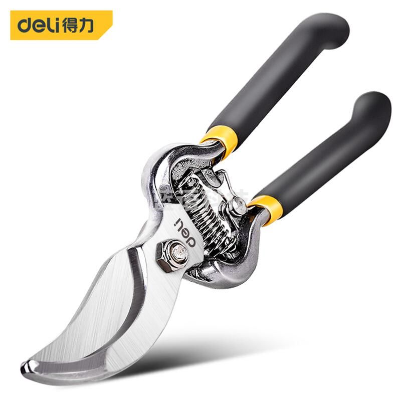 得力工具DL2778不锈钢直嘴花木剪8