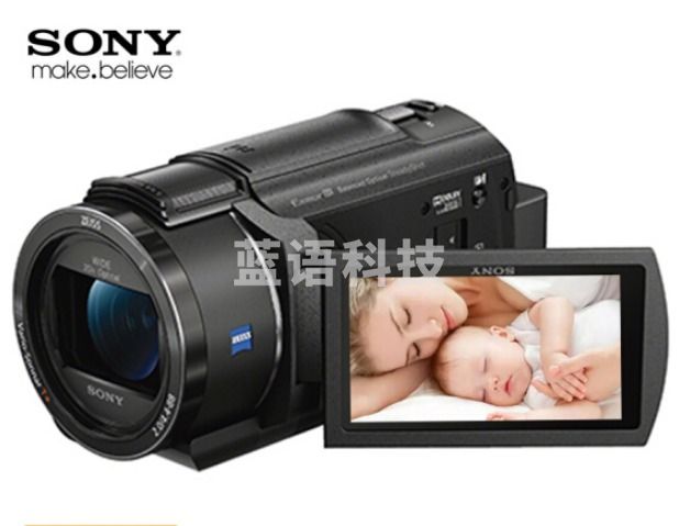 索尼(SONY) FDR-AX40 4K 高清数码摄像机 家用DV机 (内置64G内存) 单机身官方标配