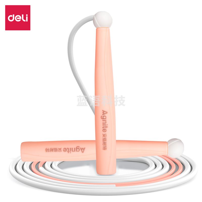 安格耐特(Agnite) FT100_2.4m分段式PVC跳绳(无计数)(娱乐锻炼)(粉)(根)