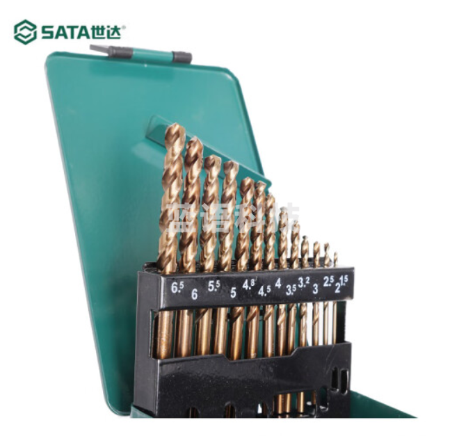 世达(SATA) 52825 25件直柄含钴麻花钻组套 正品保障
