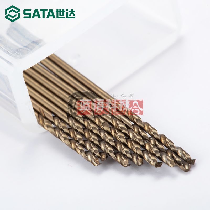 世达(SATA) 52328 10件套直柄含钴麻花钻2.8MM 正品保障