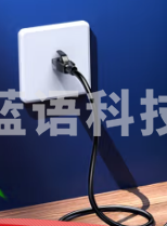 毕亚兹 六类CAT6类网线 1米   2条装