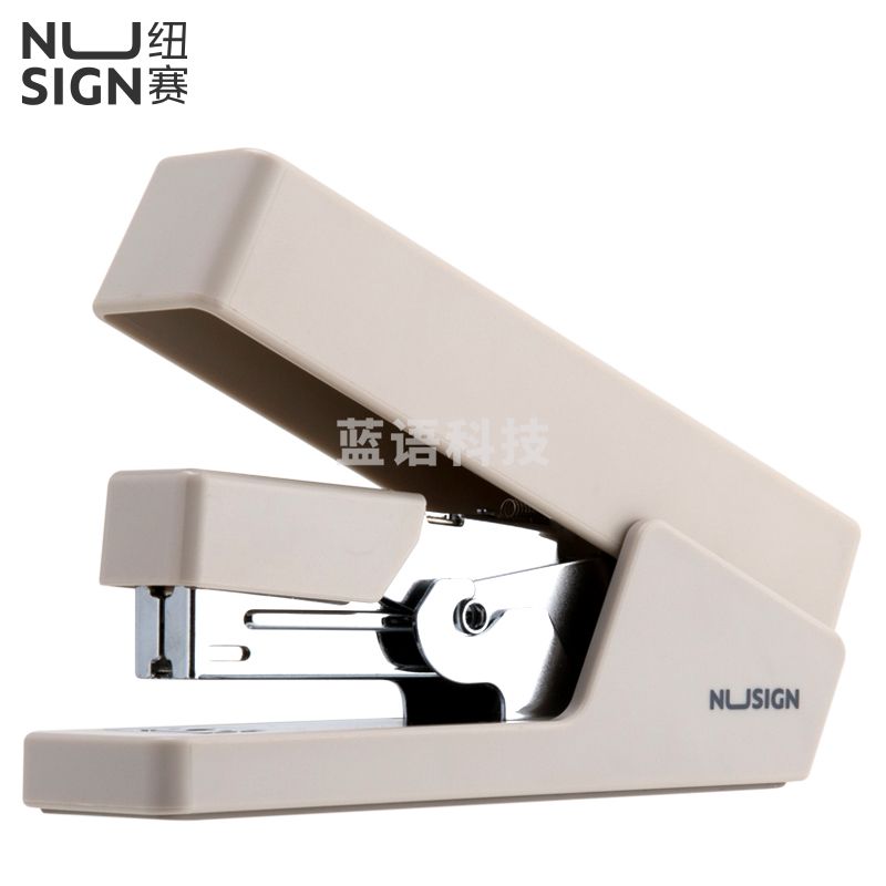 得力(deli) 纽赛NS081省力订书机(浅灰)